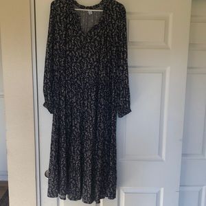 Old Navy blue foot long dress